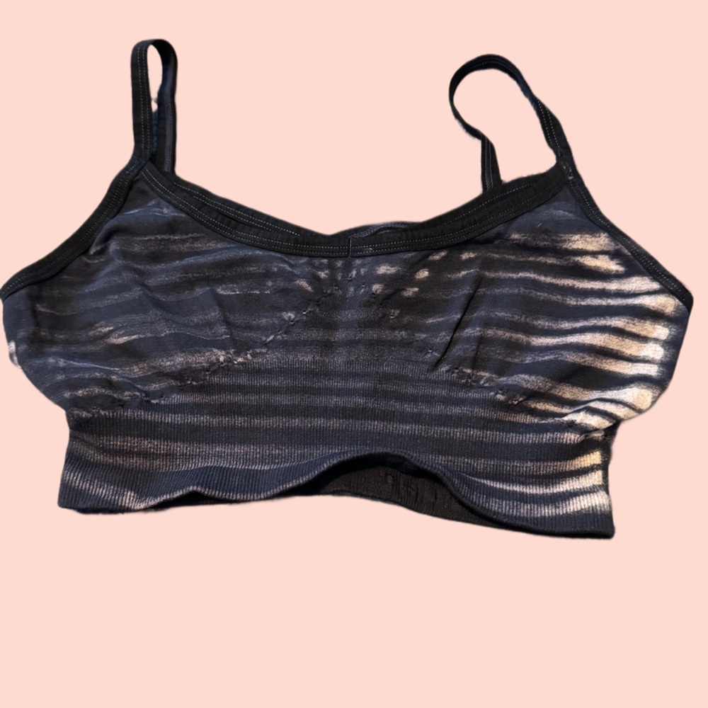 Intimately FP strappy washed tie dye bra